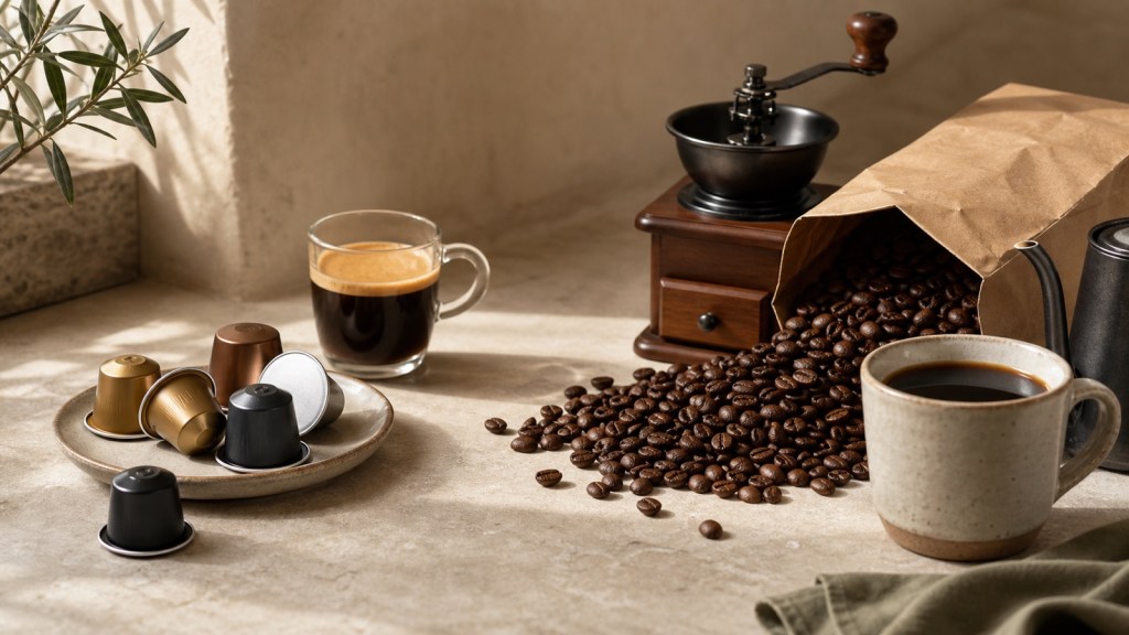 Coffee Capsules vs Whole Beans: Convenience, Flavour and Cost